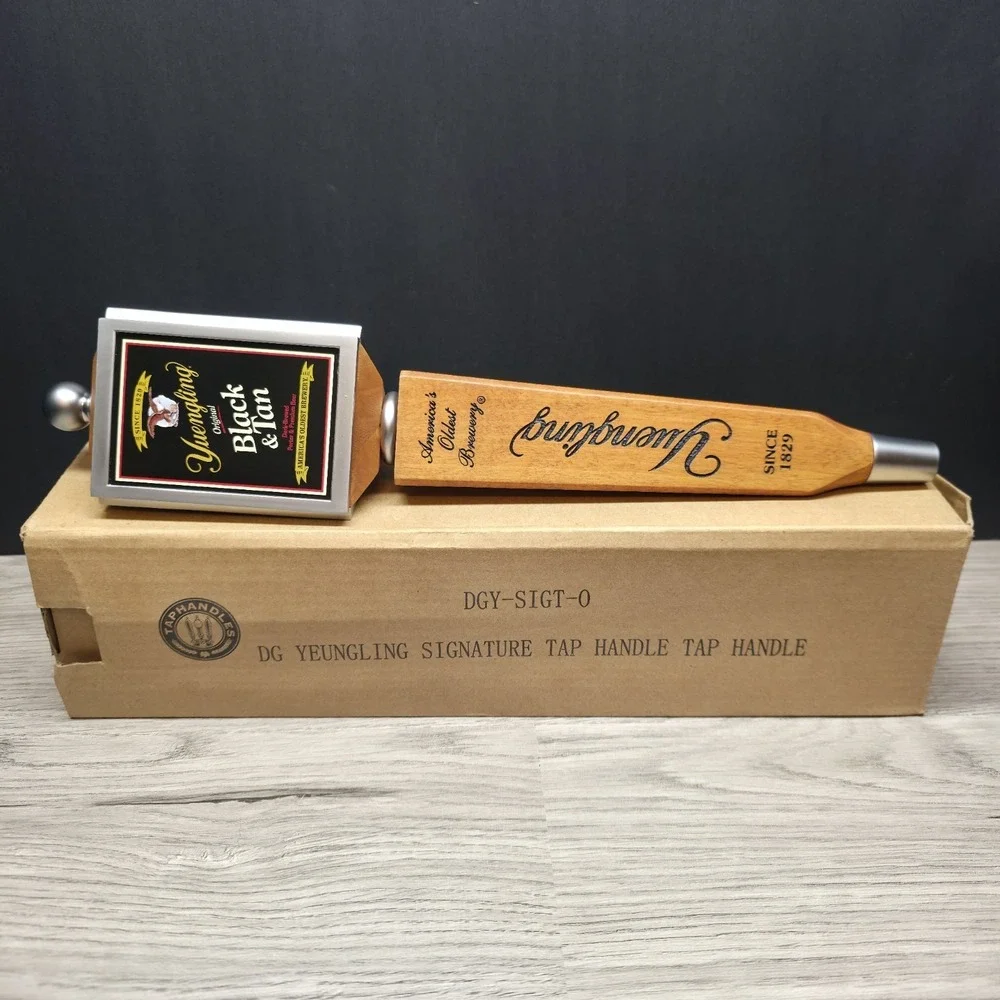 Yuengling Black & Tan Beer  3-Sided Beer Tap Handle - 13